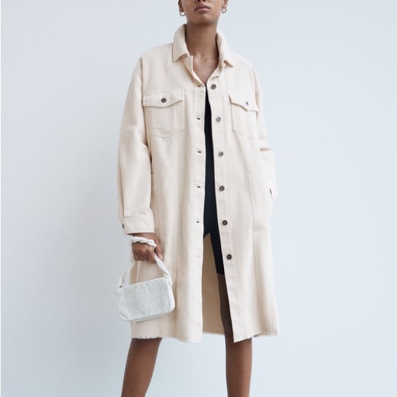 NWT Bloggers Favorite ZARA Corduroy Overshirt - Picture 15 of 16